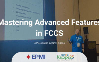 Mastering Advanced Features in Oracle FCCS