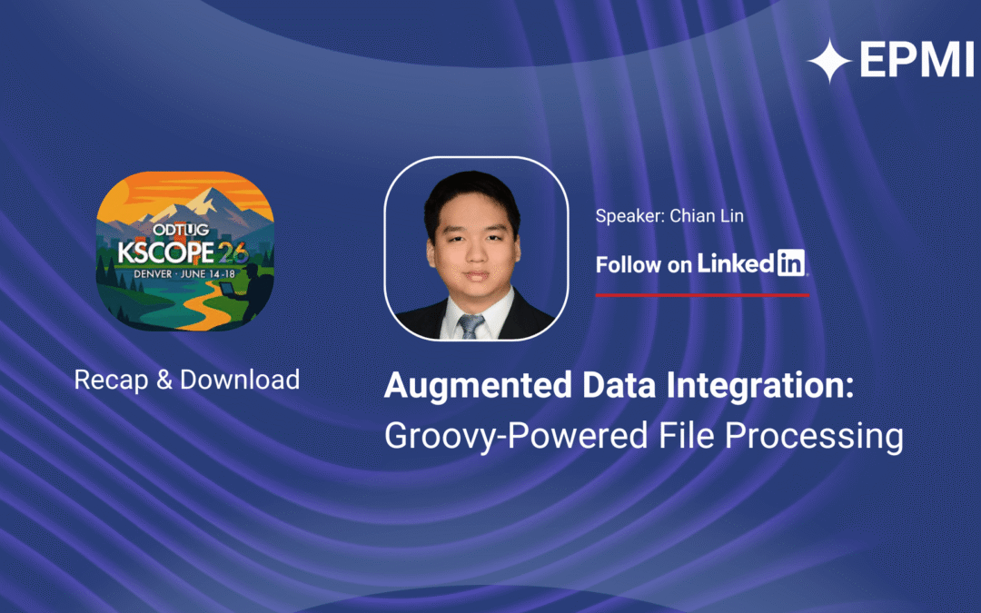 Groovy-Powered File Preprocessing for EPM Data Integration: 11 Use Cases from Kscope26