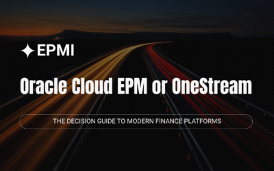 Oracle Cloud EPM or OneStream Decision Guide