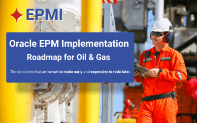 Oracle EPM Implementation Roadmap for Oil & Gas